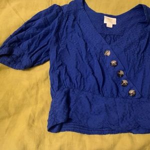 Cobalt Blue Blouse